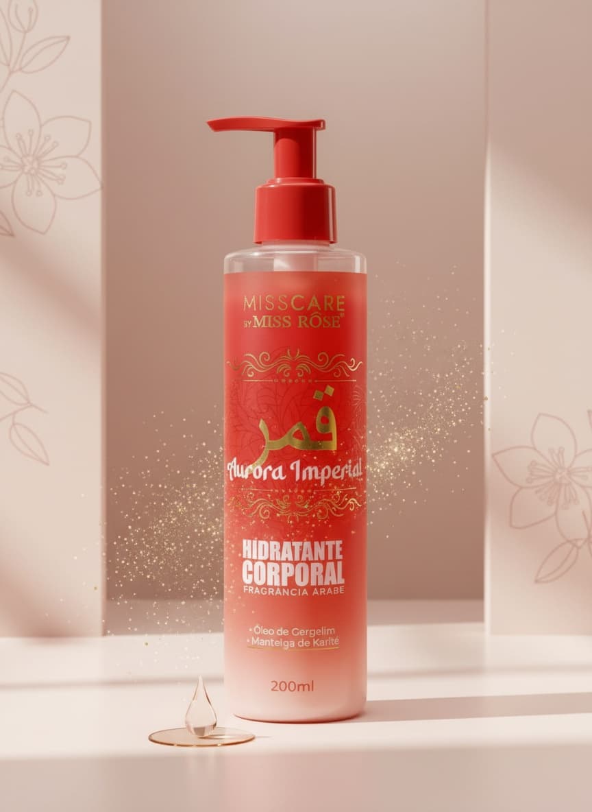 Hidratante Corporal Miss Care By Miss Rose Nurora Imperial 200ml Fragrancia Arabe