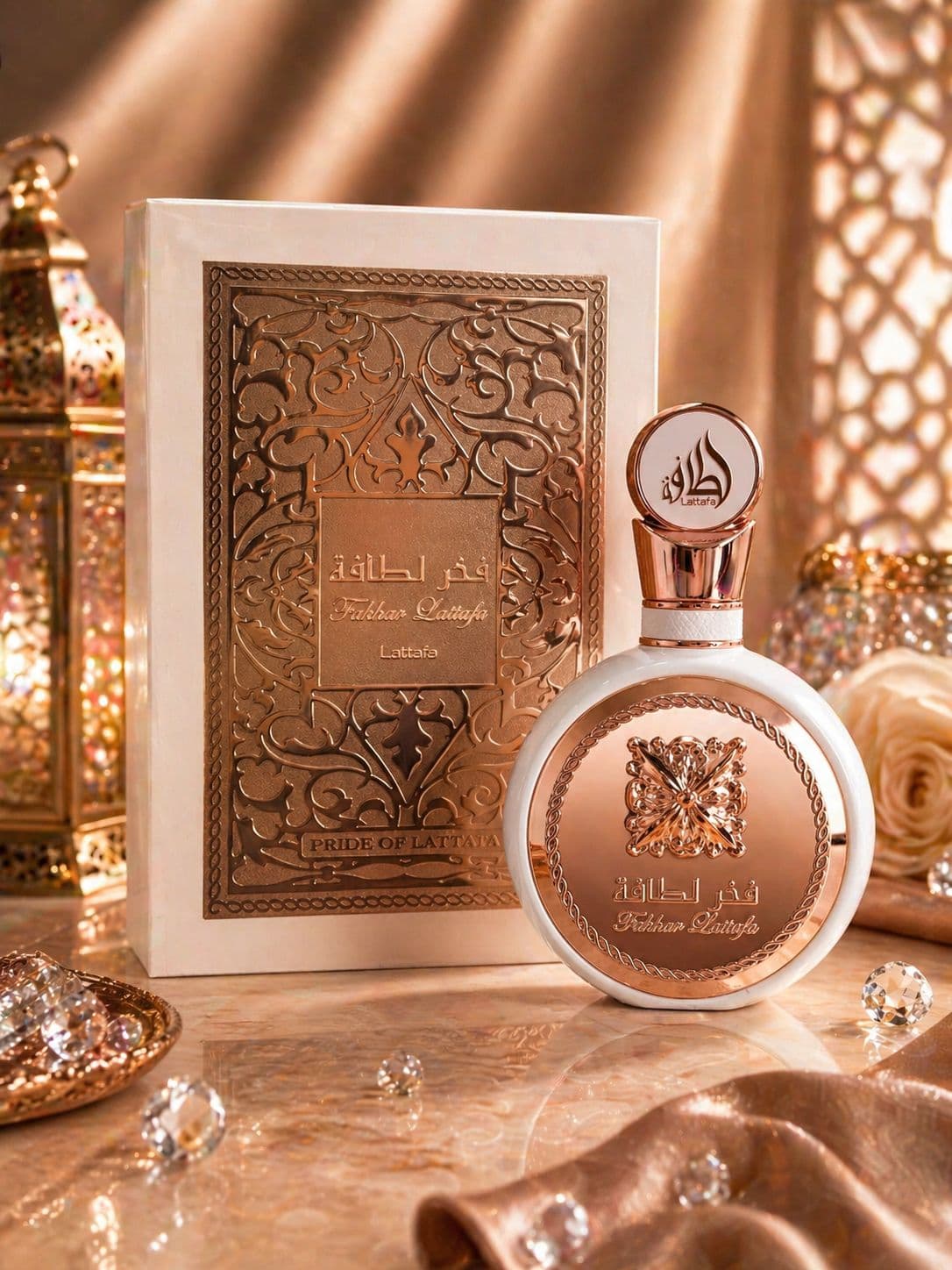 Perfume Fakhar Rose Lattafa Eau de Parfum | Feminilidade Sofisticada e Elegância Floral 🌸 - imagem 1