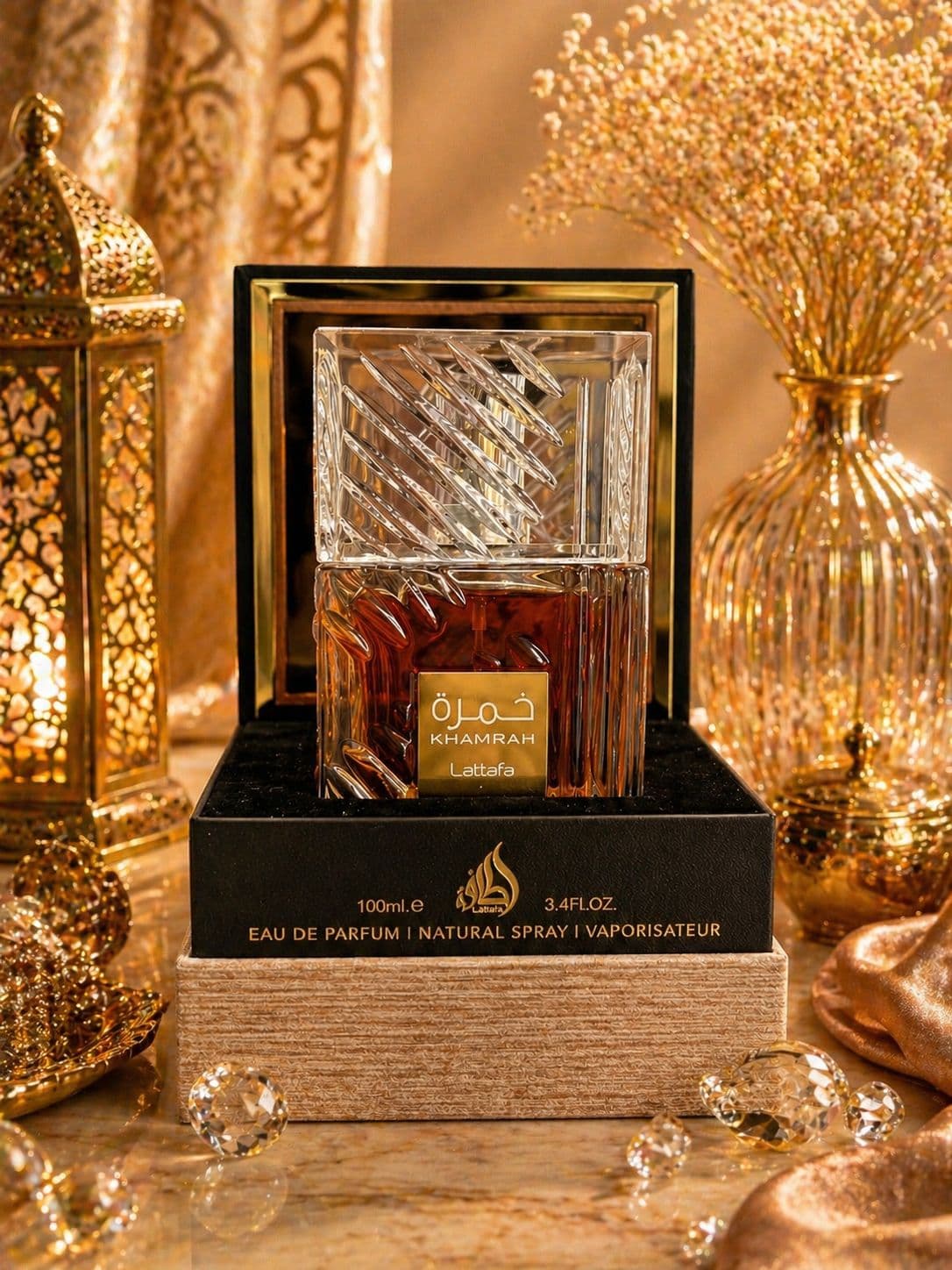 Perfume Khamrah Lattafa Eau de Parfum | Luxo Oriental e Intensidade Viciante ✨ - imagem 1