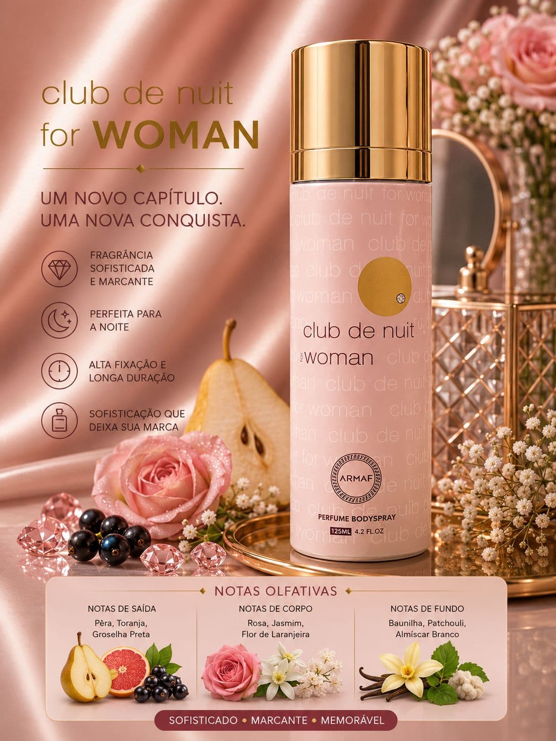 Body Spray Club de Nuit Woman Armaf - imagem 1